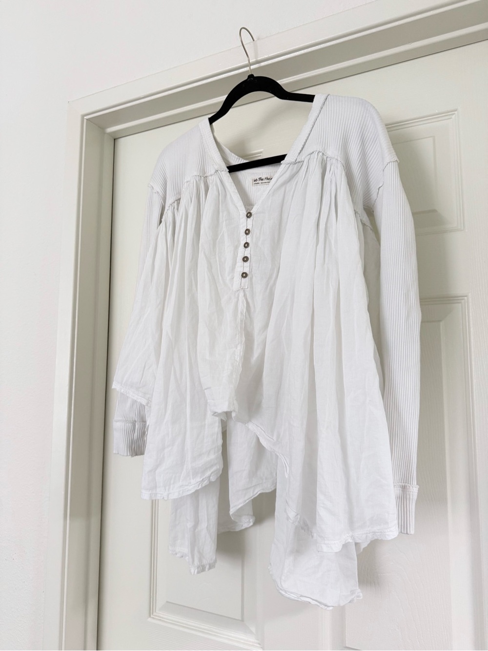 We The Free White Layered Peasant Blouse - Picture 3 of 8